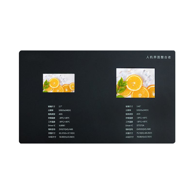 2,7 inch, 3,45 inch vierkant LCD-scherm