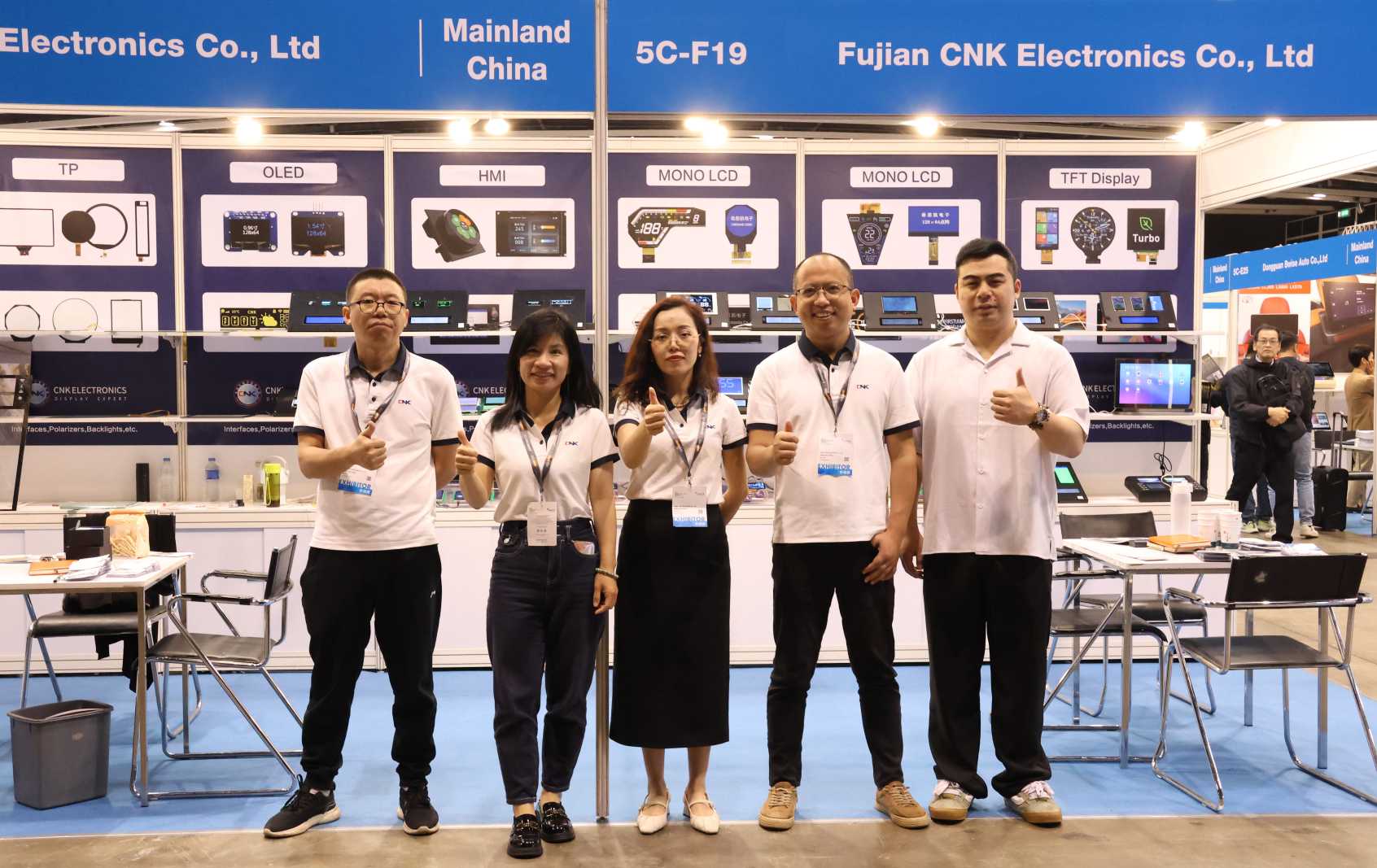 CNK Electronics toont innovatieve displaytechnologieën op de Hong Kong Spring Electronics Fair 2025