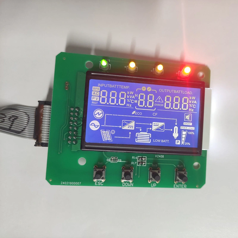 Monochrome segment LCD -weergavemodule